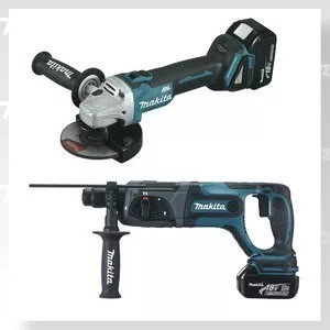 Makita DLX2153TJ1 Aku sada DGA504+DHR241 Li-ion LXT 18V/5,0Ah