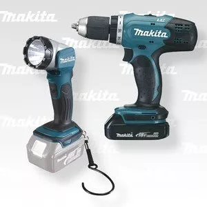 Makita DDF453SYEL Aku vrtací šroubovák se svítilnou Li-ion LXT 18V/1,5Ah