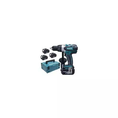 Makita DDF458RF3J Aku vrtací šroubovák Li-ion LXT 3xaku 18V 3,0 Ah,Makpac