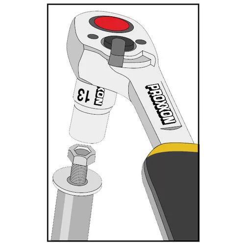 Proxxon Ráčna robustní 1/4" - 45 zubů