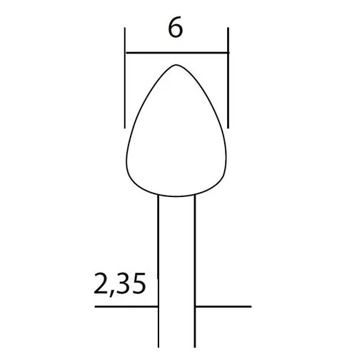 Proxxon Fréza kapka (W-V)