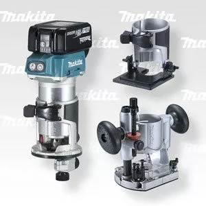 Makita DRT50RTJX2 Aku kombinovaná frézka s příslušenstvím Li-ion LXT 18V/5,0Ah