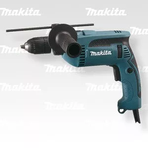 Makita HP1641K Příklepová vrtačka s kufrem,rychlosklíčidlo 1,5-13mm,680W