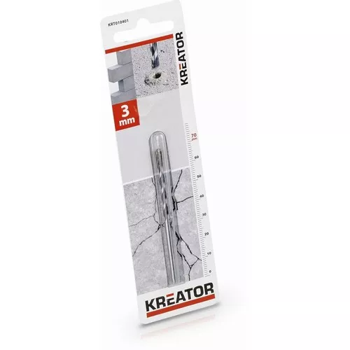 Vrták do betonu 3x70 mm Kreator KRT010401