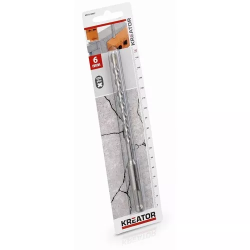 Vrták SDS PLUS do betonu 6x160 mm Kreator KRT010907