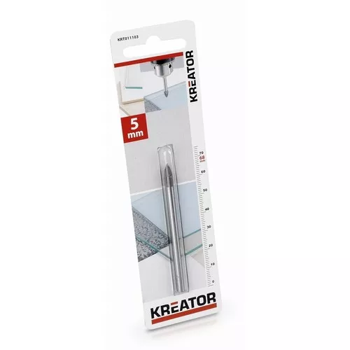 Vrták do obkladů, dlaždic a skla 5 x 68 mm Kreator KRT011103