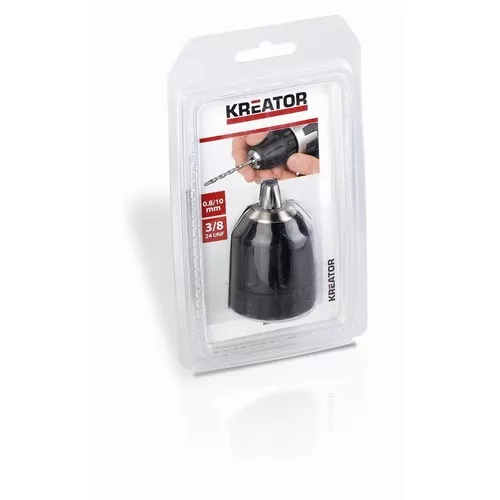 Rychloupínací sklíčidlo 0.8-10 mm 3/8-24U Kreator KRT014002