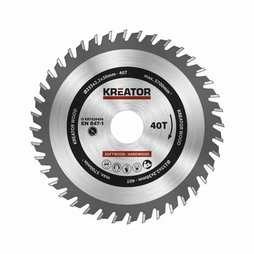 Pilový kotouč na dřevo 235mm 40T Kreator KRT020436