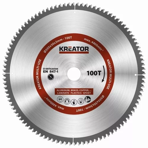 Pilový kotouč univerzální 305mm, 100T Kreator KRT020506