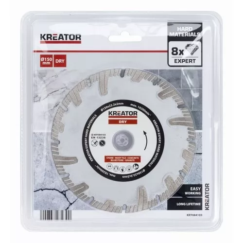 Diamantový kotouč segmentový 150mm EXPERT Kreator KRT084103