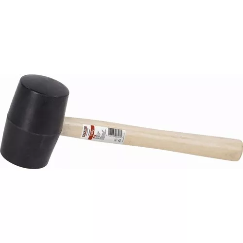 Gumová palice černá 450g - Dřevěná násada Kreator KRT904001