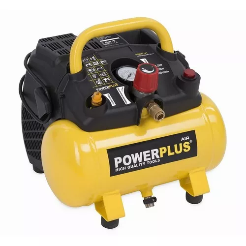 Kompresor 1100W 6L 8bar bezolejový Powerplus POWX1721