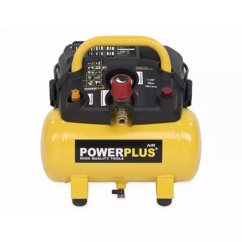 Kompresor 1100W 6L 8bar bezolejový Powerplus POWX1721