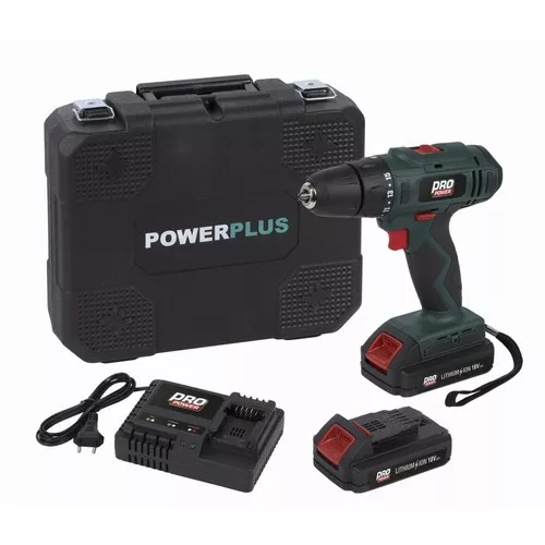 Aku šroubovák / vrtačka 18V 2,0Ah LI-ION 2BAT Powerplus POWP8040