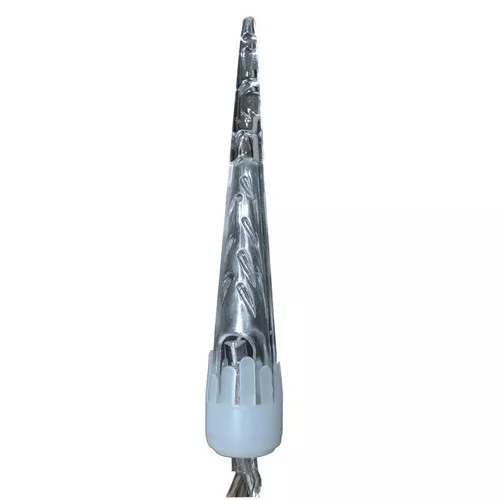 Sharks Vánoční osvětlení - Světelný řetěz (rampouchy) se 100 LED diodami, bílá