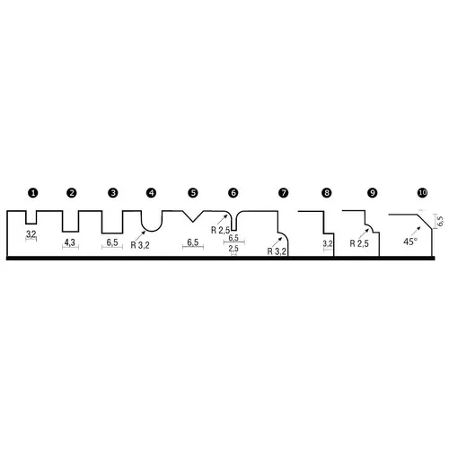 Proxxon Fréza V-drážkovací Ø 6,5 mm