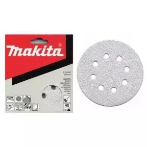 Makita P-33342 brusný papír suchý zip 125mm 8 děr K40 10ks