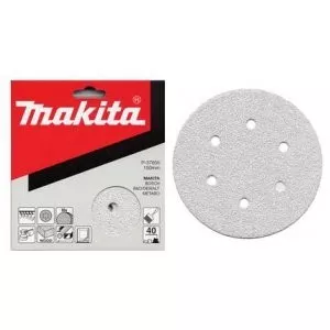 Makita P-37708 papír brusný suchý zip 150mm 6 děr K180, 10ks