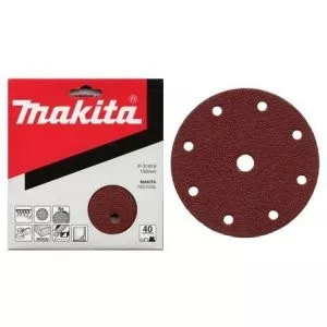Makita P-31946 papír brusný suchý zip 150mm 9 děr K100, 10ks = old P-31625