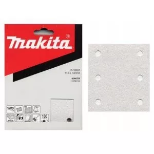 Makita P-35835 papír brusný suchý zip 102x114mm 6 děr K100, 10ks