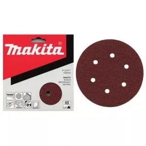 Makita P-37518 papír brusný suchý zip 150mm 6 děr K120, 10ks