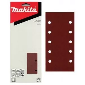 Makita P-33205 papír brusný suchý zip 115x229mm 10 děr K100, 10ks = old P-02200
