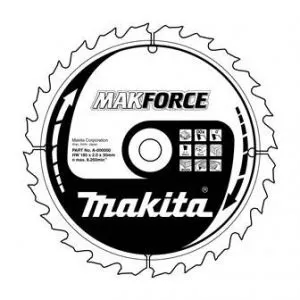 Makita B-08187 kotouč pilový dřevo MAKFORCE 180x2.4x20mm 16Z STOP