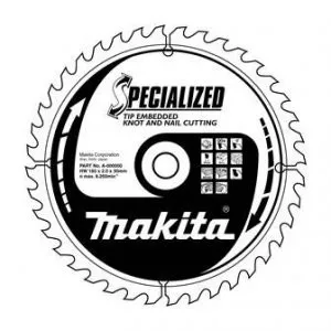 Makita B-09391 kotouč pilový dřevo SPECIALIZED se zapuštěnými zuby 165x2x20mm 24Z = old A-86038, new B-33093