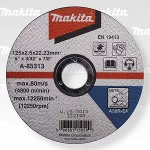 Makita A-85313 řezný kotouč 125x2,5x22 ocel