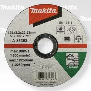 Makita A-85363 řezný kotouč 125x3x22 kámen