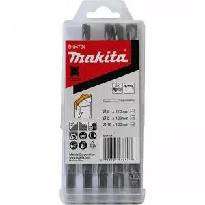 Makita B-54704 sada vrtáků SDS-Plus D 6;8;10mm, 5ks