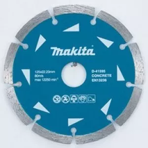 Makita D-41595-10 kotouč řezný diamantový segmentový 125x22.23mm, 10ks