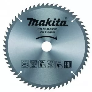 Makita D-65383 pilový kotouč 260x30mm 60Z