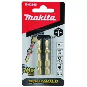 Makita B-62365 Impact GOLD super slim torsní bit PZ2-50mm 2pcs=newE-03305