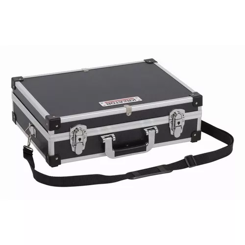 Hliníkový kufr 420x300x125mm černý Kreator KRT640101B