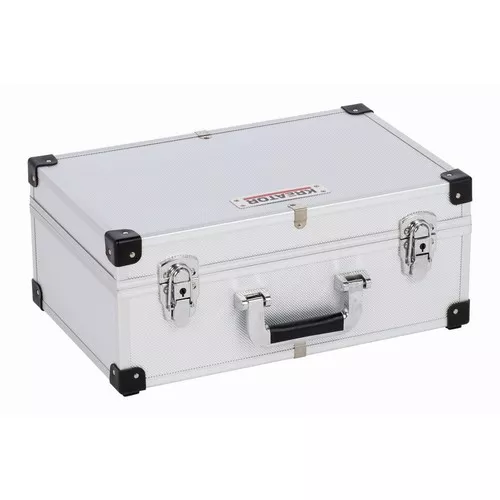 Hliníkový kufr na 60CD stříbrný Kreator KRT640260S