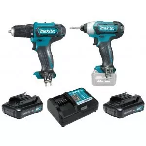 Makita CLX224X Aku sada DF333DZ+TD110DZ+2xaku+kufr Li-ion CXT 12V