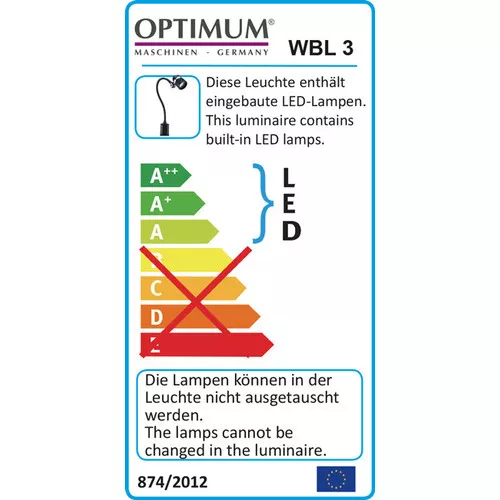 LED pracovní lampa WBL 3 3351062 Optimum
