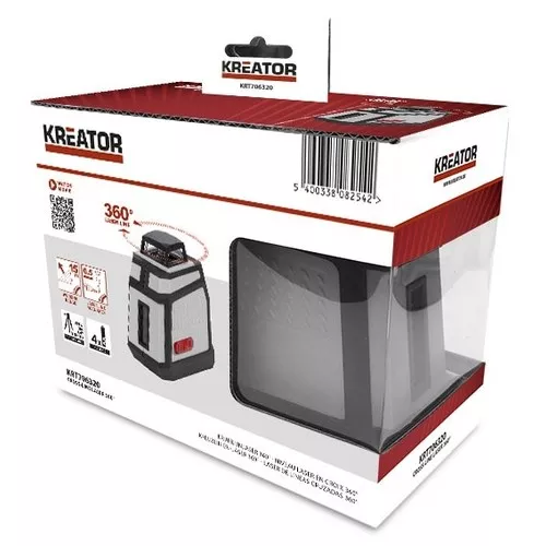 Křížový laser 360st Kreator KRT706320