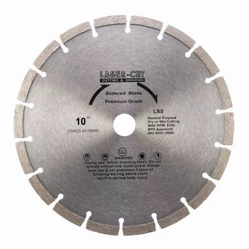 Diamantový kotouč segmentový 250 x 25,4 x 10mm LSS Powerplus L001250