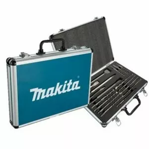 Makita D-70904 sada vrtáků a sekáčů SDS-Plus v hliníkovém kufru, 10ks