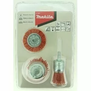 Makita D-70742 sada nylonových kartáčů pro hrubé broušení 3 ks v blistru