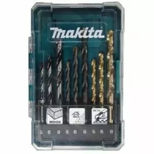 Makita D-71962 sada vrtáků do kovu/dřeva/zdiva 5/6/8mm, 9ks = oldD-08660