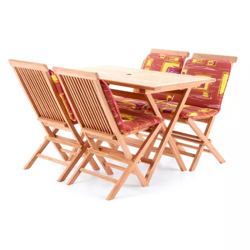 TEAK POHODA SET 4 VeGA