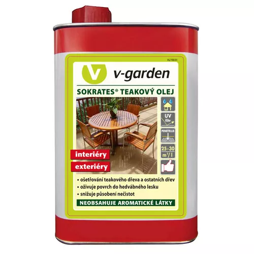 Sokrates V-garden Teak olej 0,6l VeGA