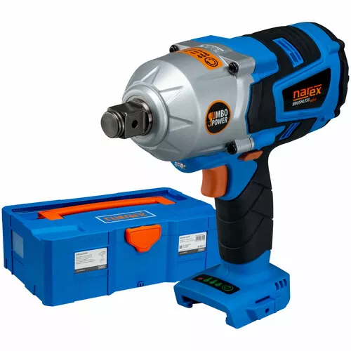 Narex ASR 600-3HTB - 60V BRUSHLESS JUMBO POWER bezuhlíkový rázový utahovák s regulací výkonu pro nejnáročnější použití Basic (T-Loc)