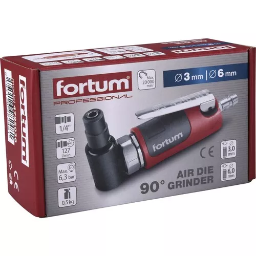 Bruska přímá 90°, pneu, mini FORTUM 4795036