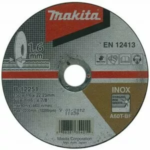 Makita B-12251 řezný kotouč 150x1,6x22 nerez=newE-13742