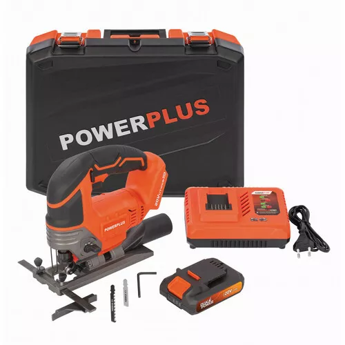 Aku přímočará pila 20V SET Powerplus POWDP25310