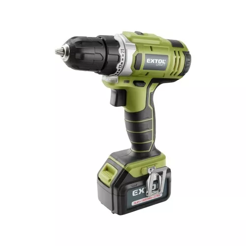 Vrtací šroubovák aku, 16v li-ion, 1500mah EXTOL CRAFT 402420
